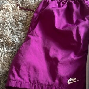 Nike Magenta Sports Shorts